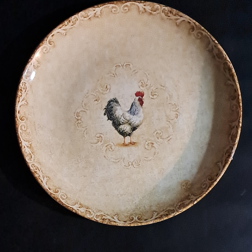 Regal Rooster Decorative Plate